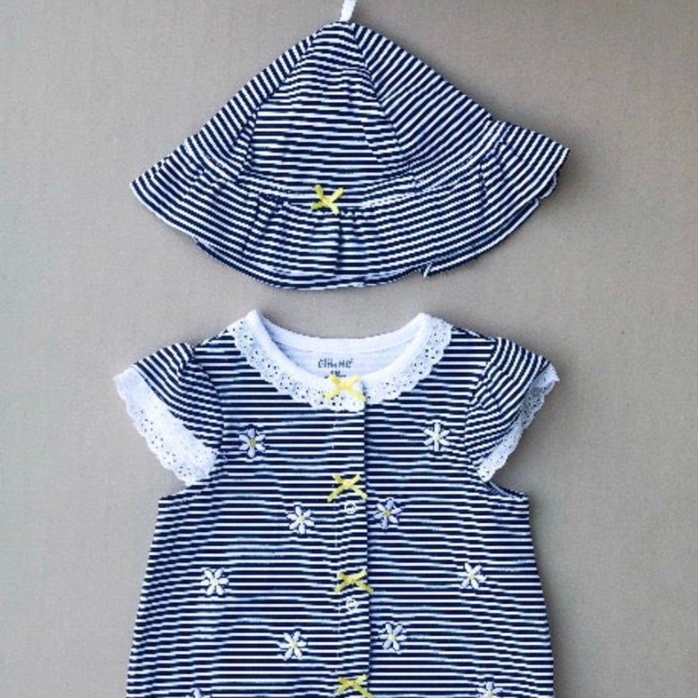 Little Me Romper with Hat